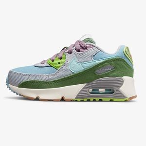 New Nike Air Max 90 SE Size  7 Sun Club - Blue Tree Line